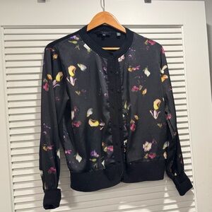 Ted Baker London Black Floral Cardigan